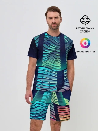 Мужской костюм с шортами / Минимализм