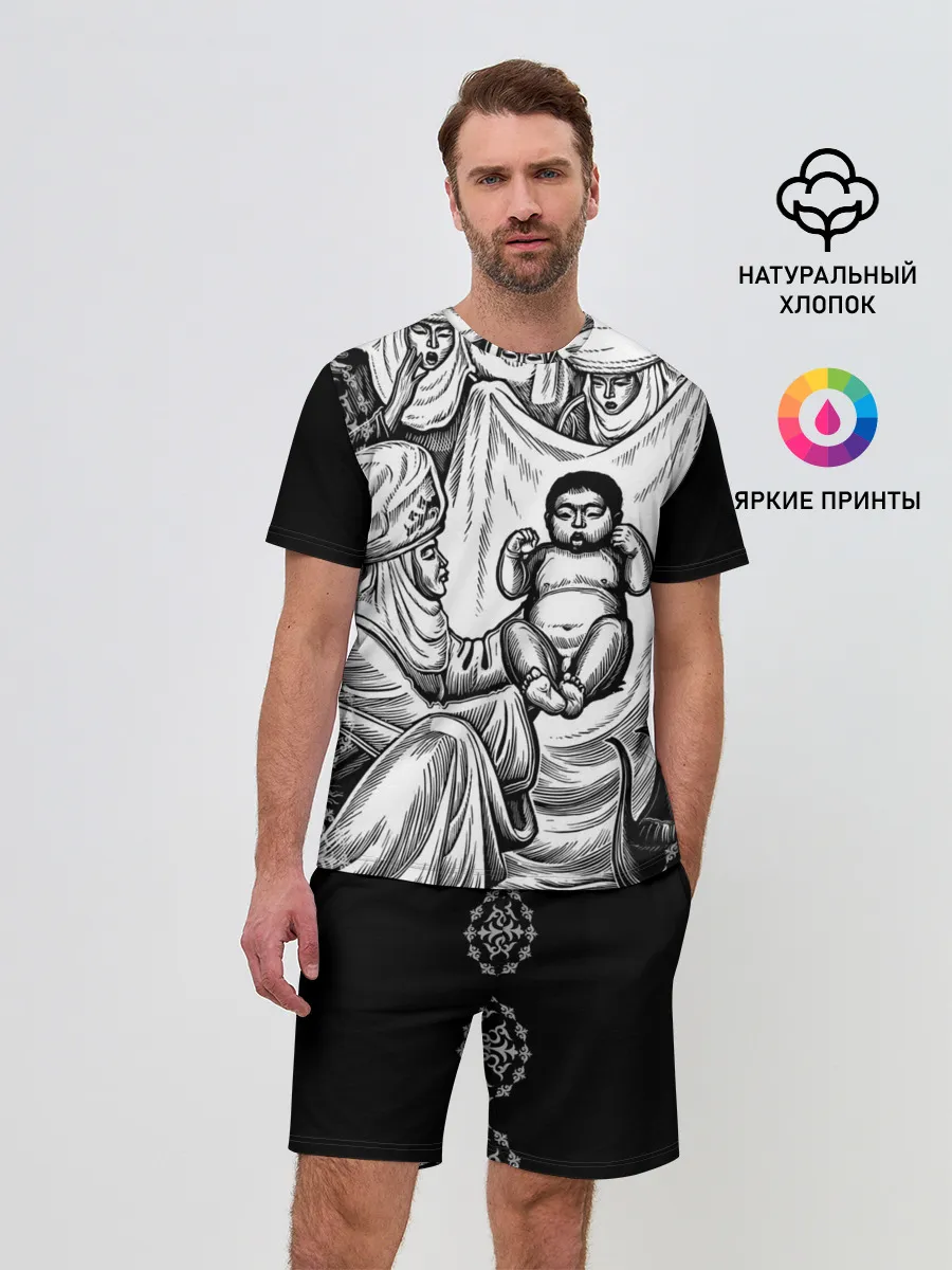 Мужской костюм с шортами / Манас Баатыр