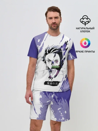 Мужской костюм с шортами / Танджиро и Незуко Камадо