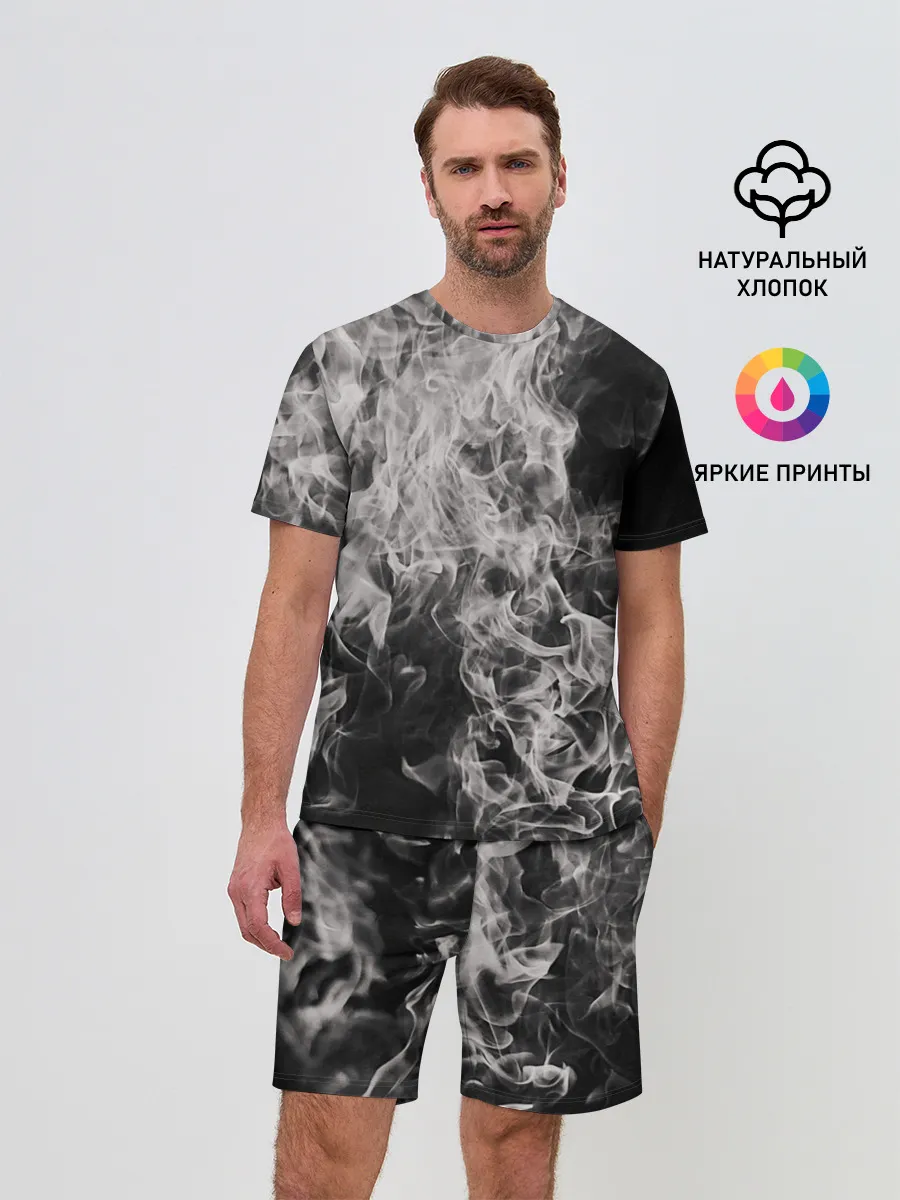 Мужской костюм с шортами / Fire and Smoke