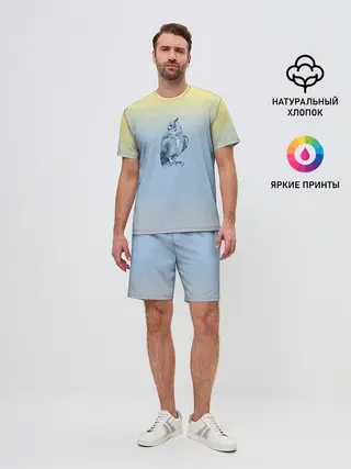 Мужской костюм с шортами / филин