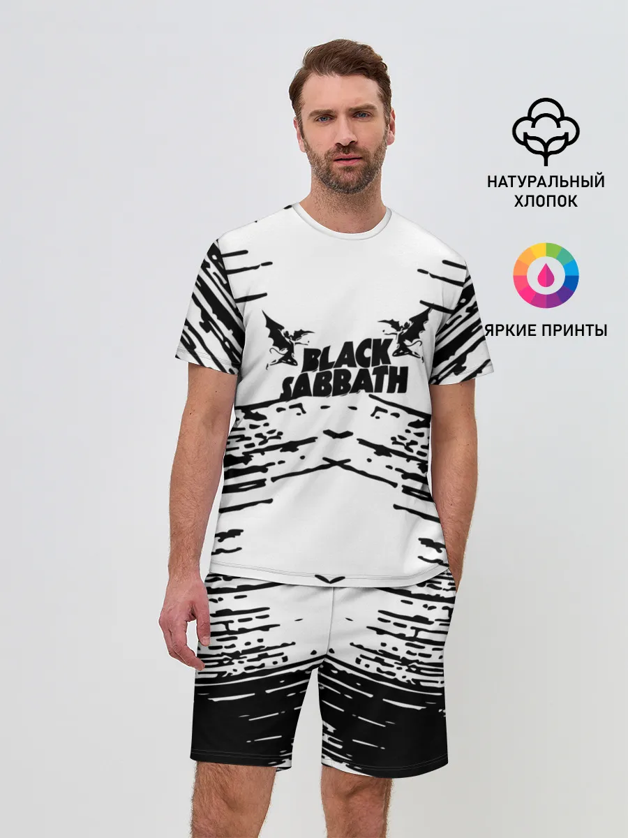 Мужской костюм с шортами / black sabbath
