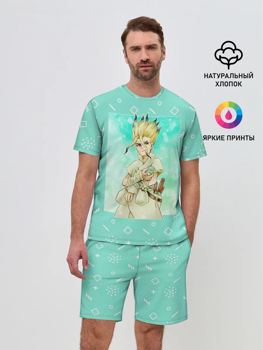 Мужской костюм с шортами / Сэнку