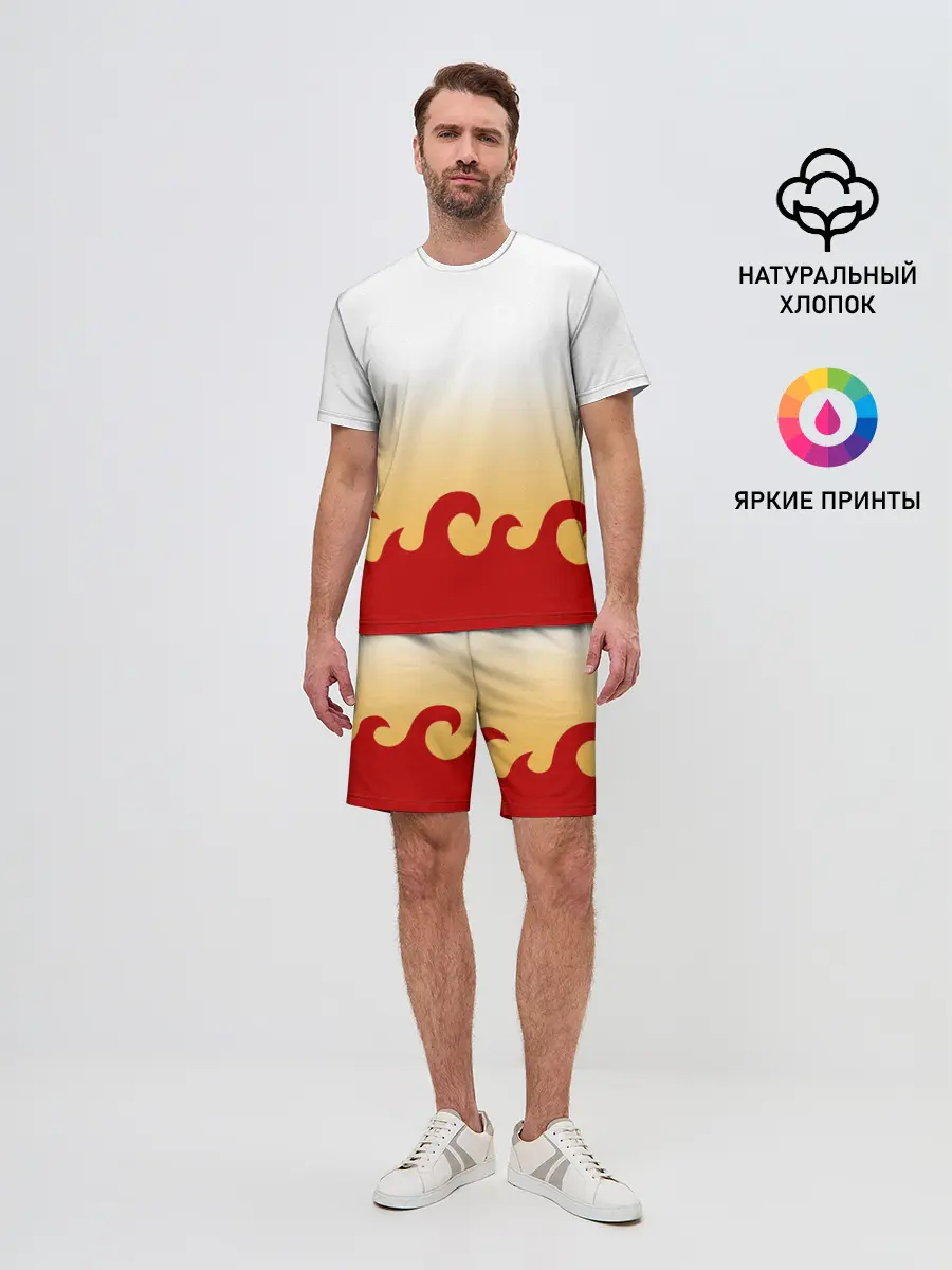 Мужской костюм с шортами / ШИНДЖУРО РЕНГОКУ / KNY