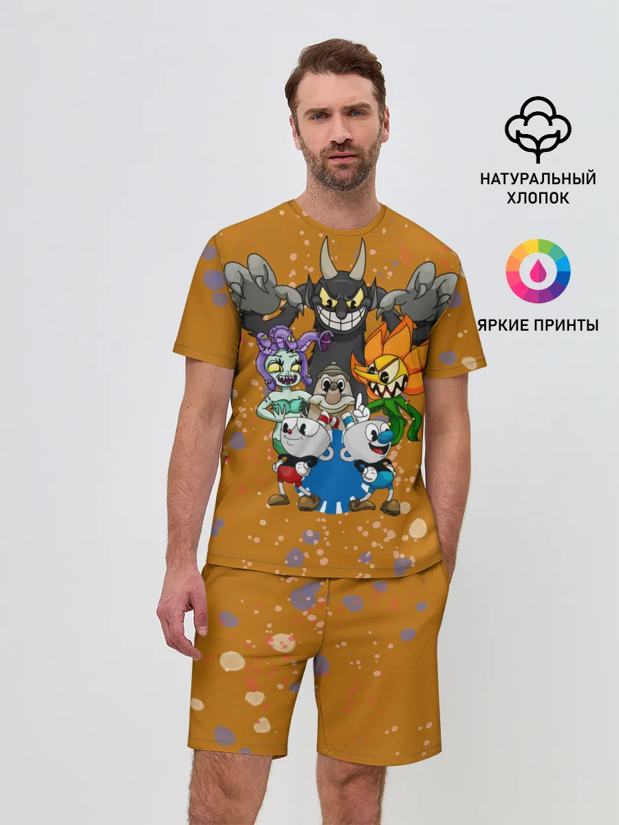 Мужской костюм с шортами / cuphead