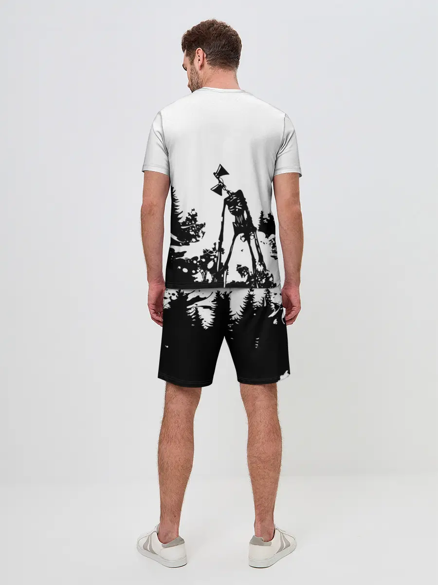 Мужской костюм с шортами / Лес сиреноголового