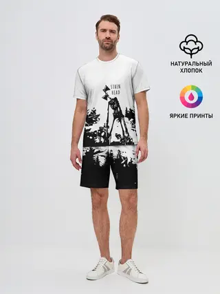 Мужской костюм с шортами / Лес сиреноголового