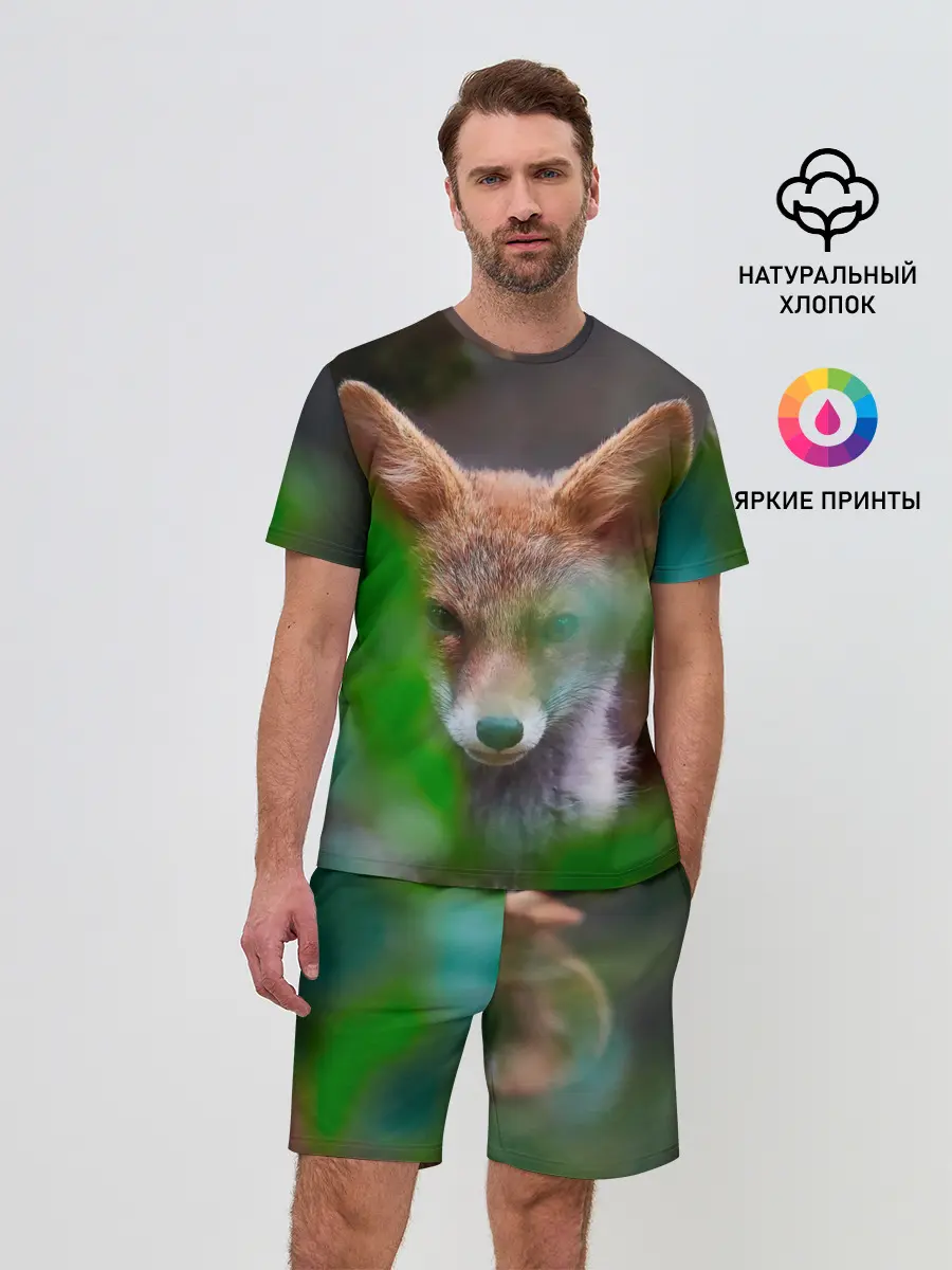 Мужской костюм с шортами / Лисичка