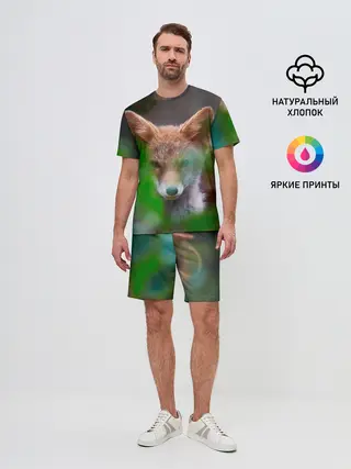 Мужской костюм с шортами / Лисичка