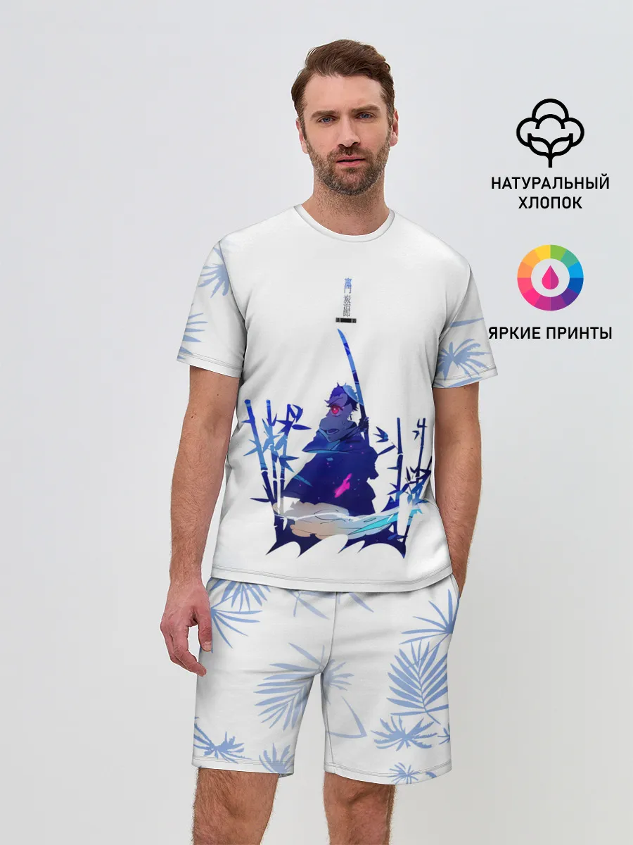 Мужской костюм с шортами / Истребитель демонов : Kimetsu no Yaiba