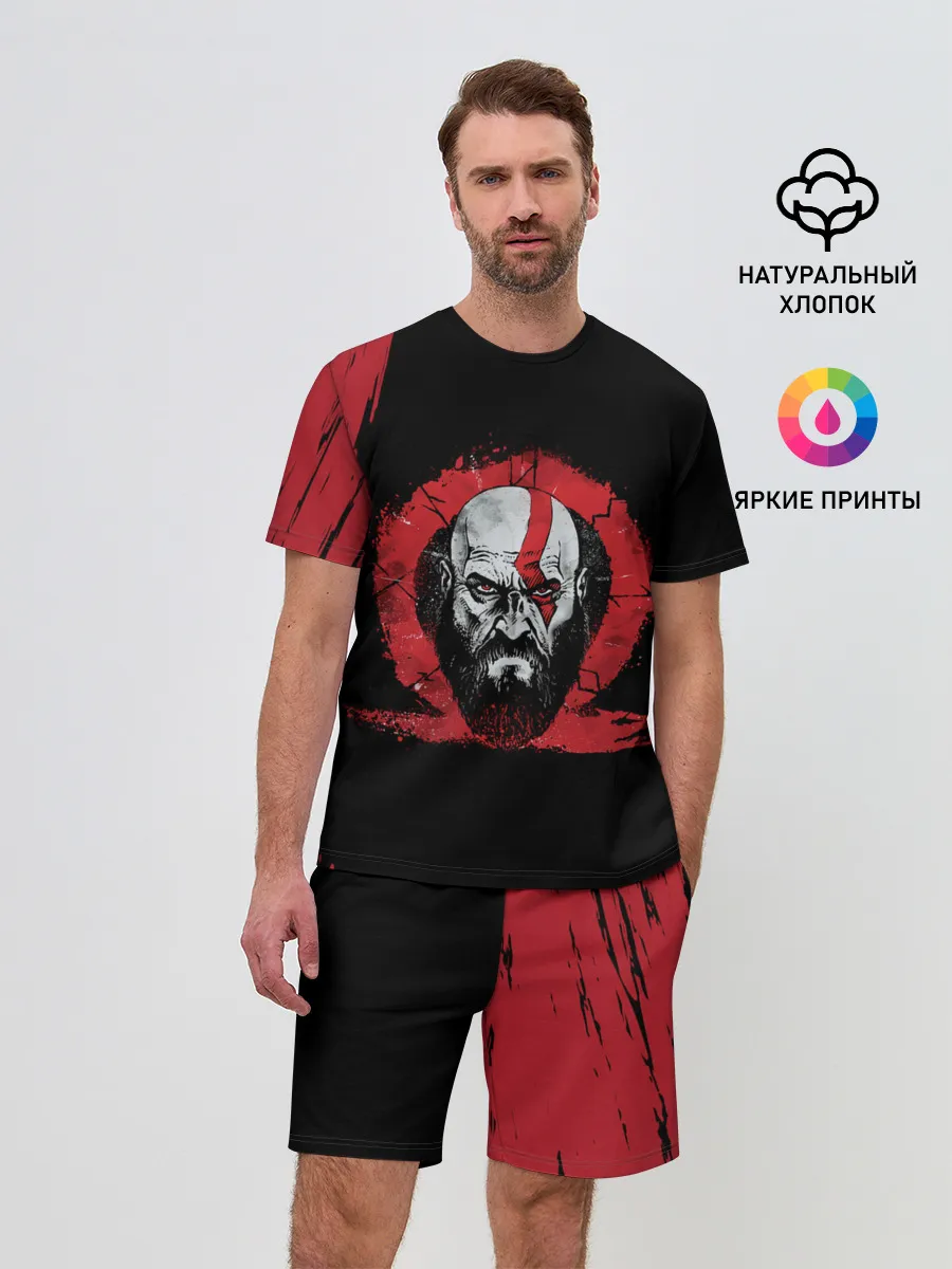 Мужской костюм с шортами / Брутальный Кратос | GOW