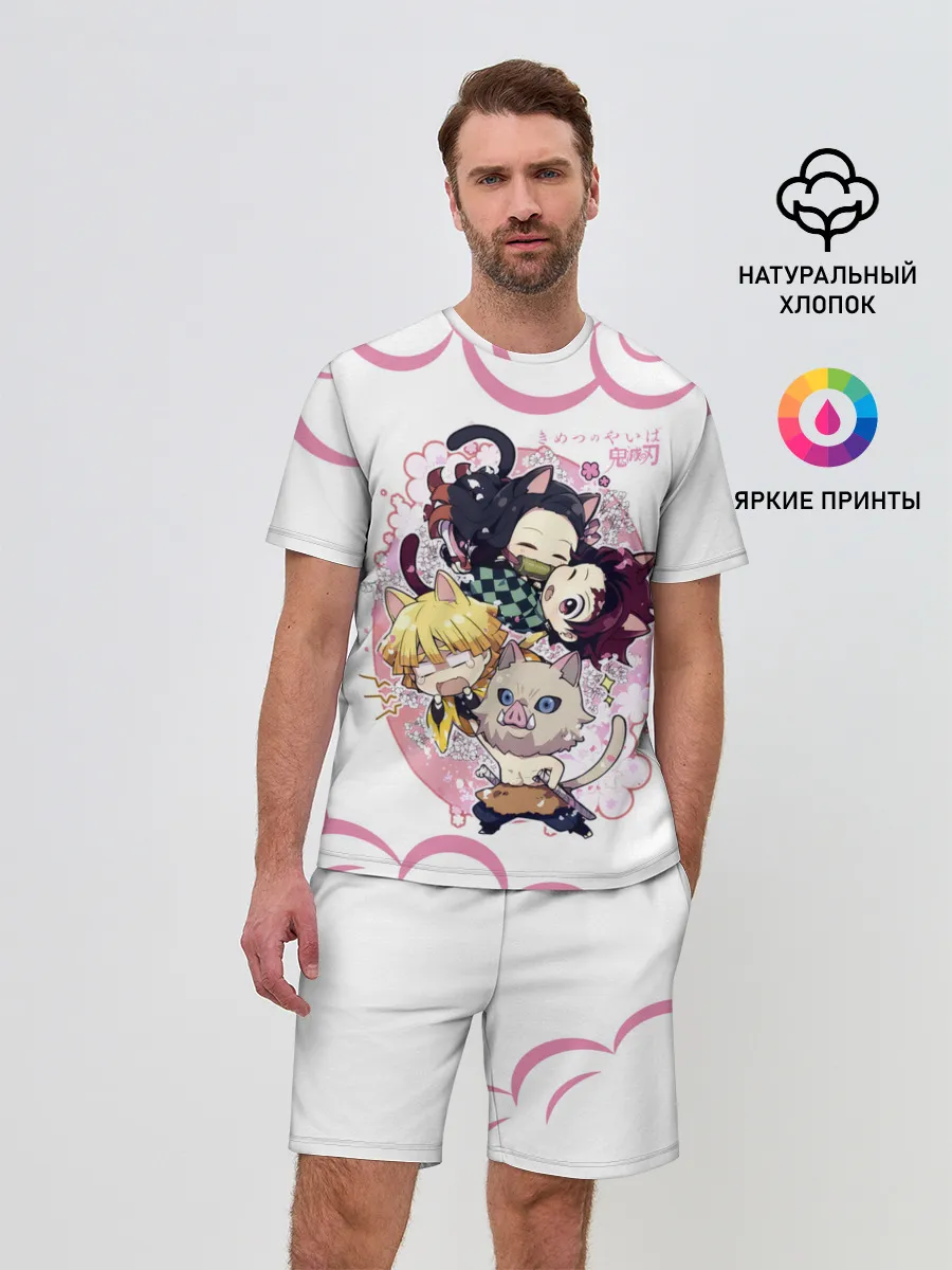 Мужской костюм с шортами / Клинок, рассекающий демонов ПЕРСОНАЖИ