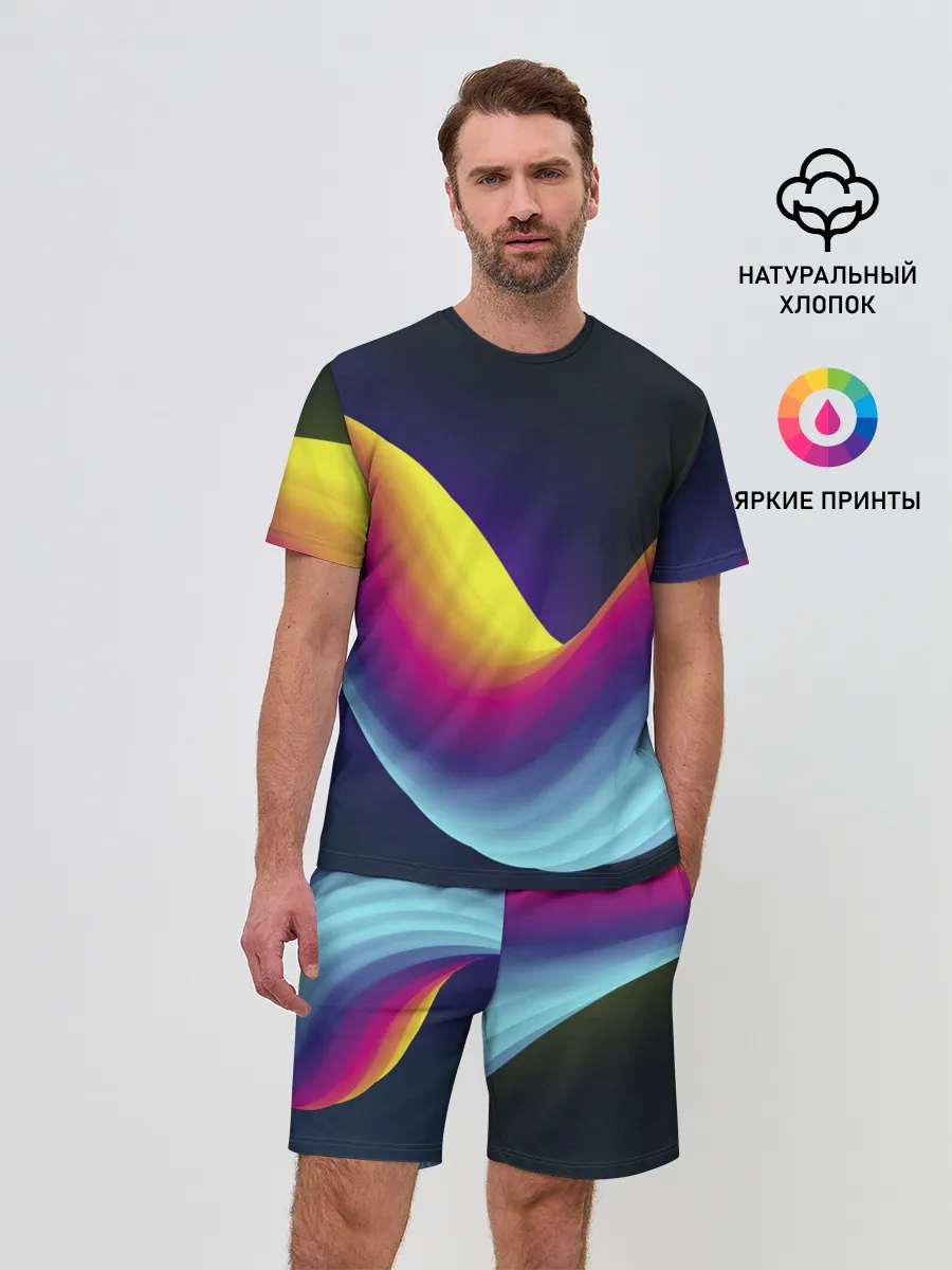 Мужской костюм с шортами / Neon wire