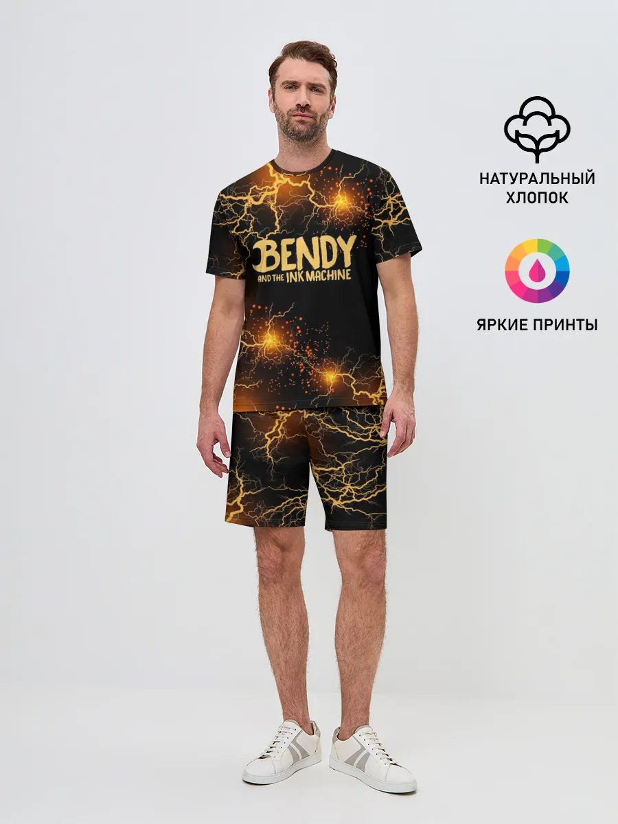 Мужской костюм с шортами / BENDY LOGO