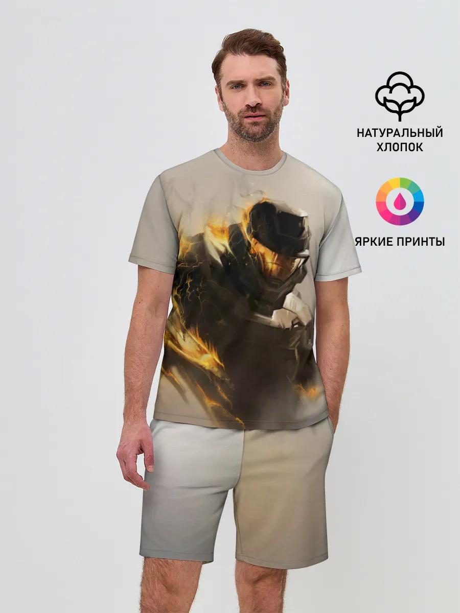 Мужской костюм с шортами / Spartan in hell | Halo