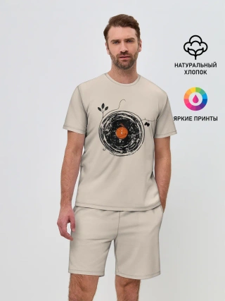 Мужской костюм с шортами / Natural Vinyl Records Vintage