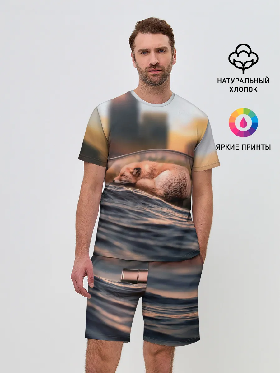 Мужской костюм с шортами / Лисенок в бутылке