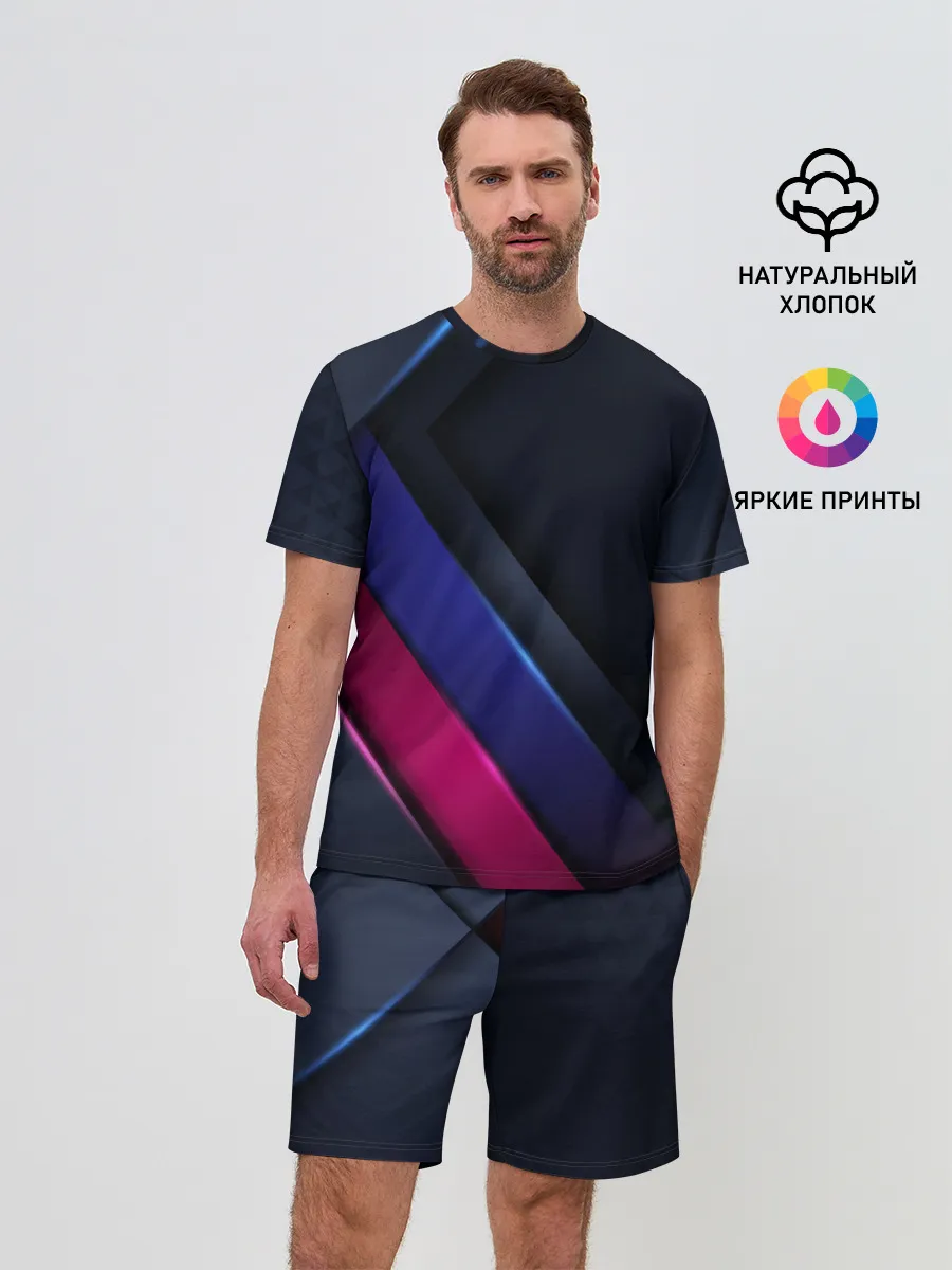 Мужской костюм с шортами / Sport style 3d