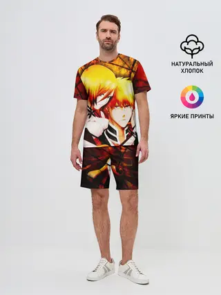 Мужской костюм с шортами / Ичиго Куросаки и Орихиме Иноуэ