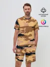 Мужской костюм с шортами / Камуфляж