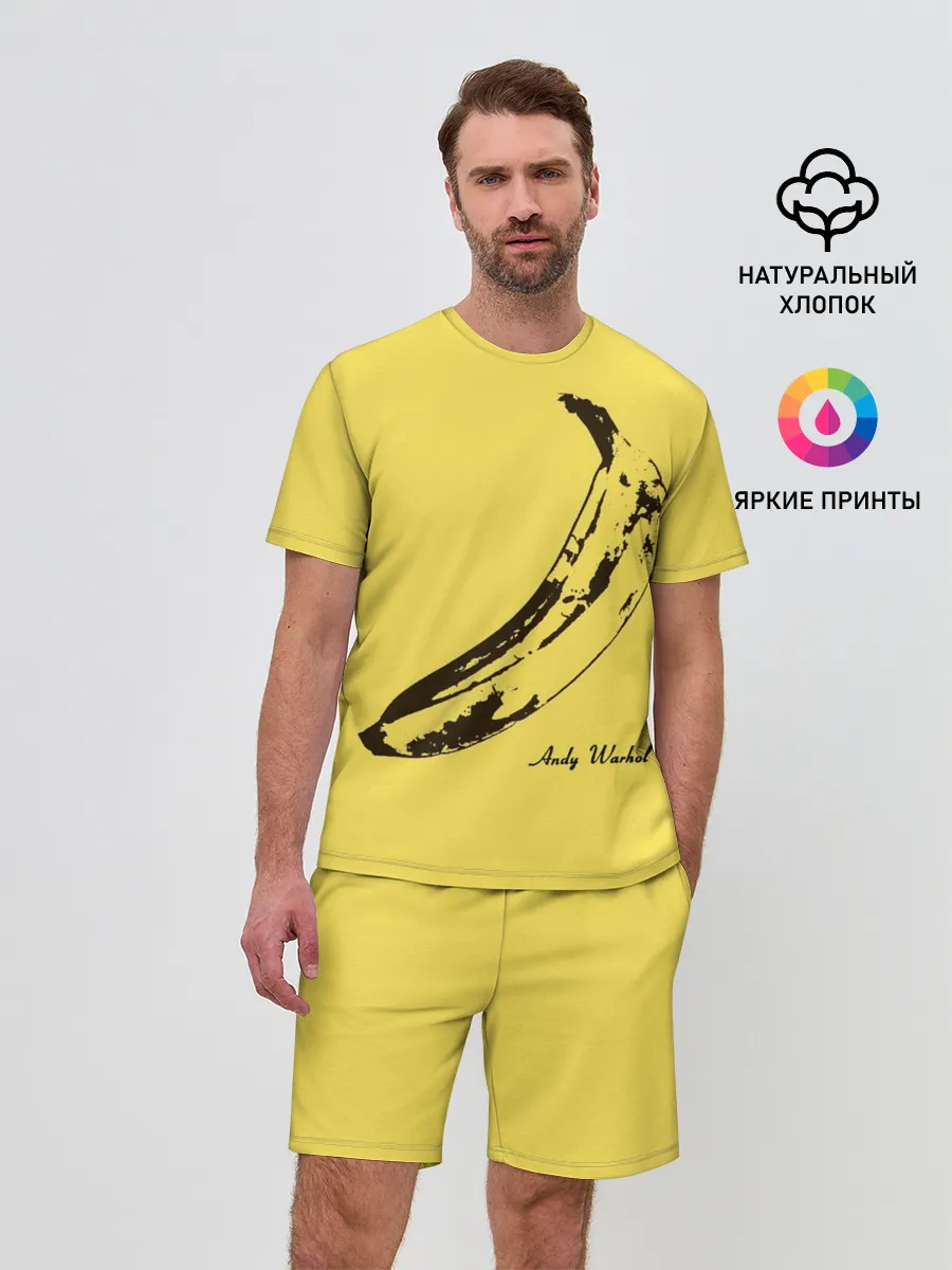 Мужской костюм с шортами / Энди Уорхол - Банан