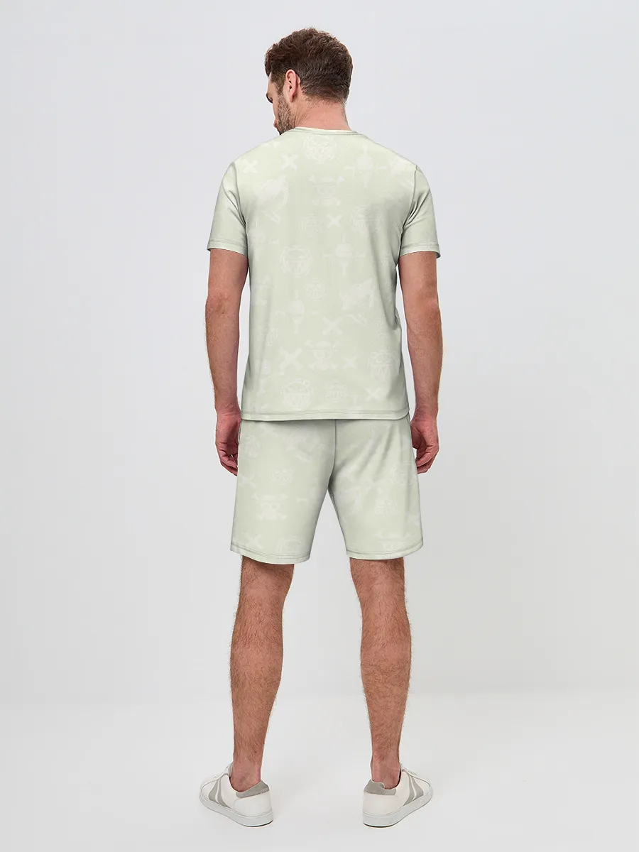 Мужской костюм с шортами / Эмблемы One Piece. Большой куш