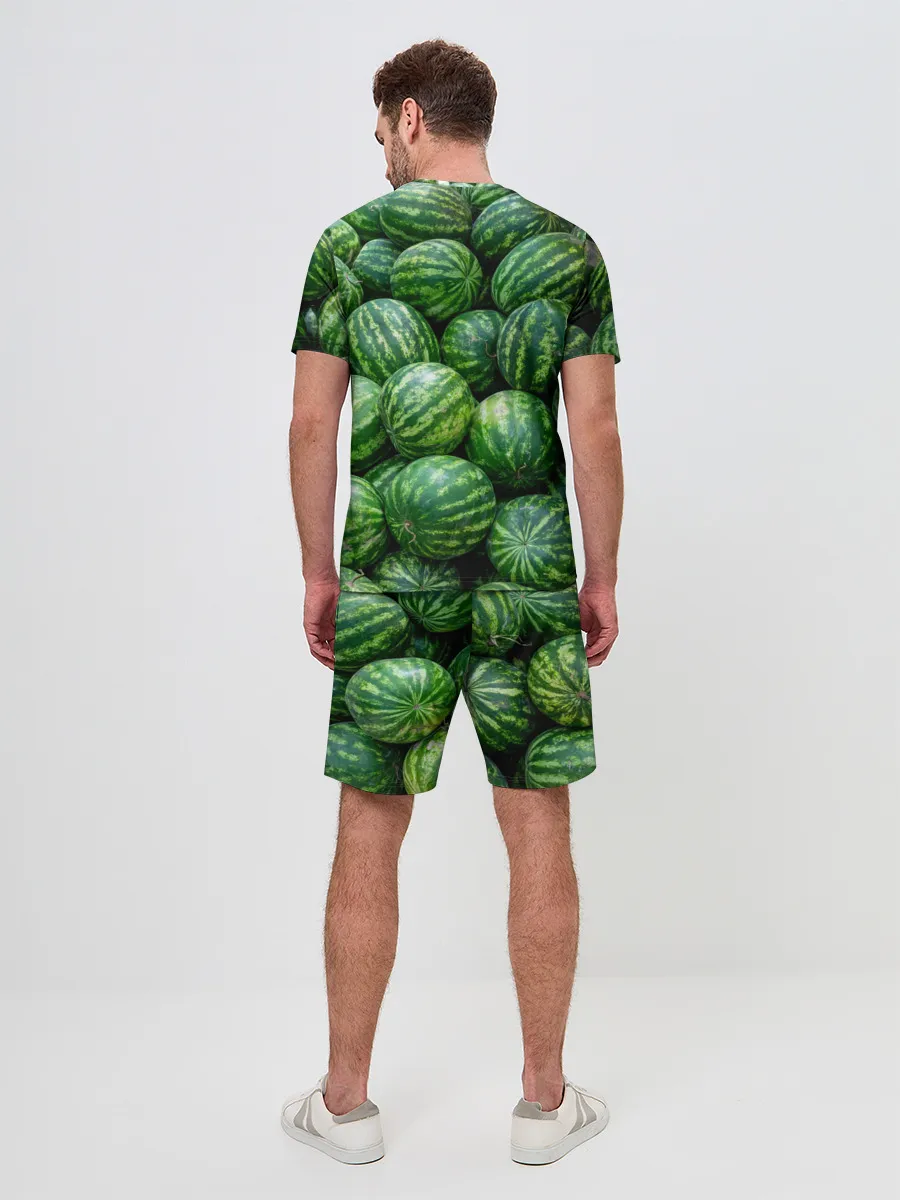 Мужской костюм с шортами / Арбузы