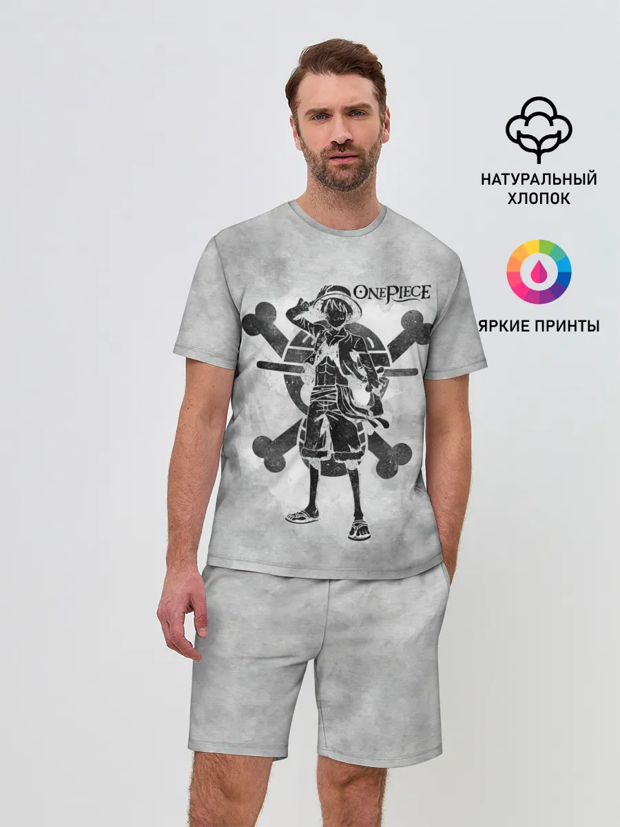 Мужской костюм с шортами / Манки Д. Луффи пират Соломенной Шляпы