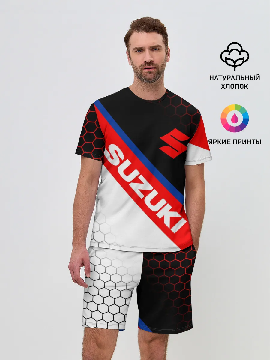 Мужской костюм с шортами / SUZUKI / СУЗУКИ / МОТОСПОРТ