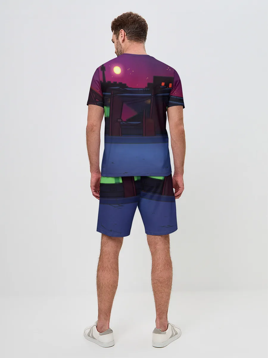 Мужской костюм с шортами / FNF Скид и Памп