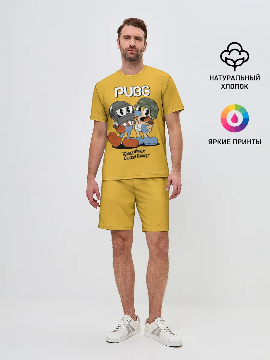 Мужской костюм с шортами / Чашки победиетели