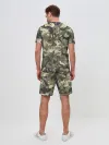 Мужской костюм с шортами / Камуфляж с костями