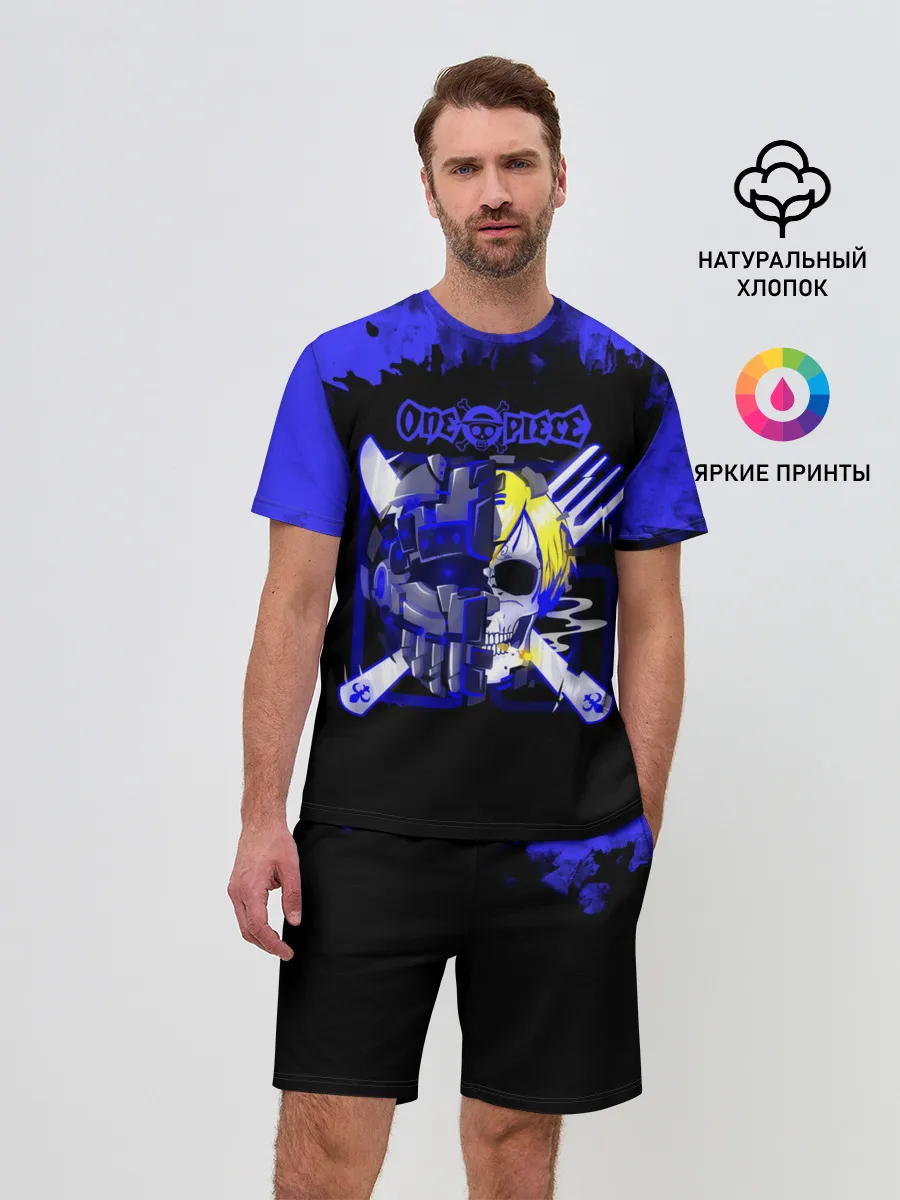 Мужской костюм с шортами / Винсмок Санджи One Piece