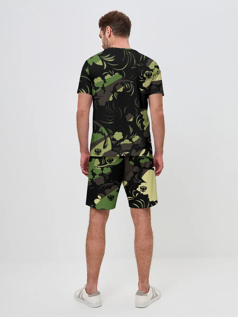 Мужской костюм с шортами / Russia | Камуфляж