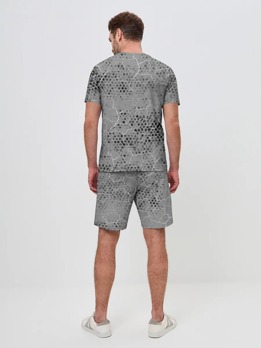 Мужской костюм с шортами / Змея и Тигр|Tiger Snake Fight