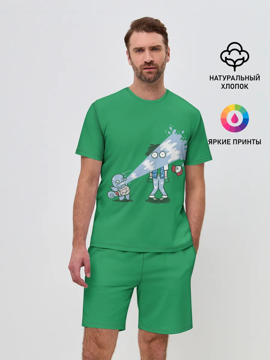 Мужской костюм с шортами / Неугомонный Сквиртл