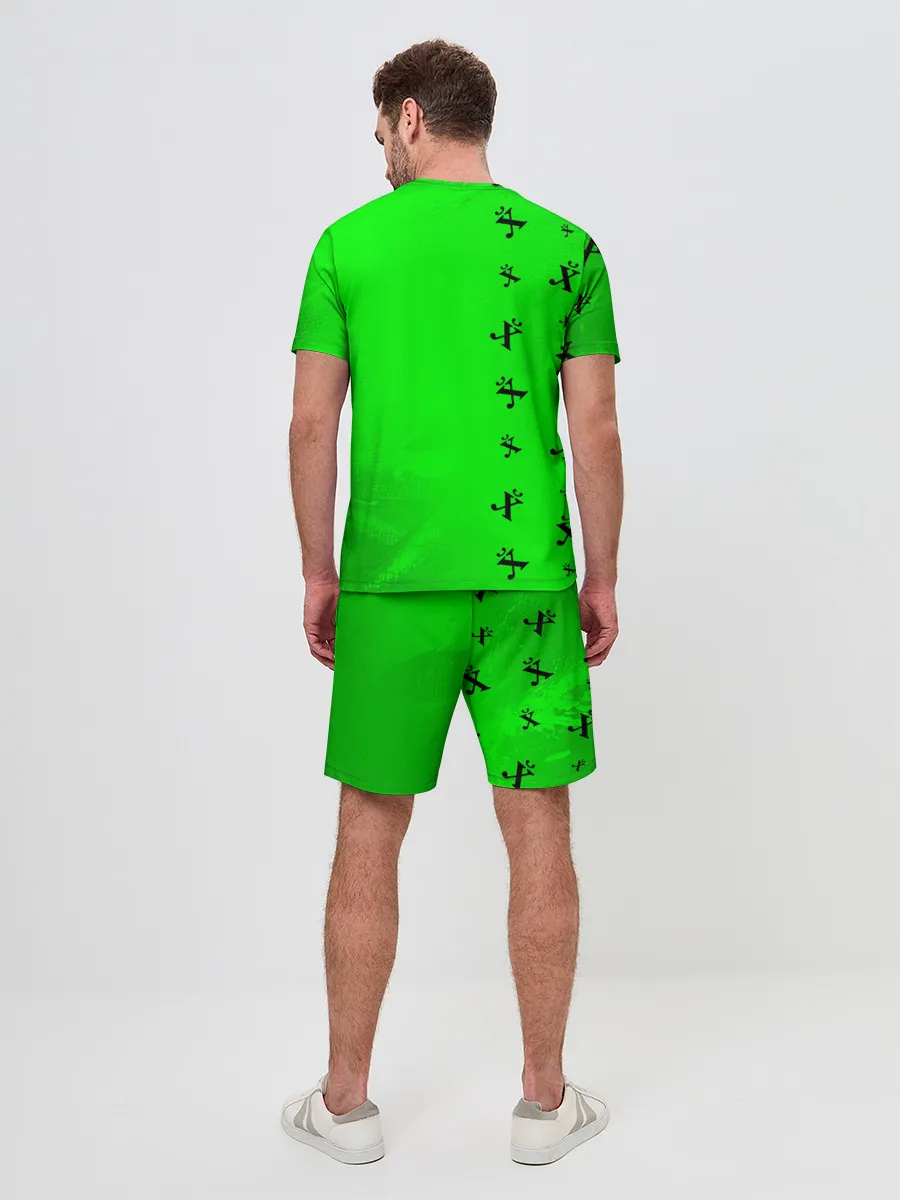 Мужской костюм с шортами / Древний Иероглиф - Краска