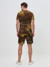 Мужской костюм с шортами / Абстрактный узор текстура