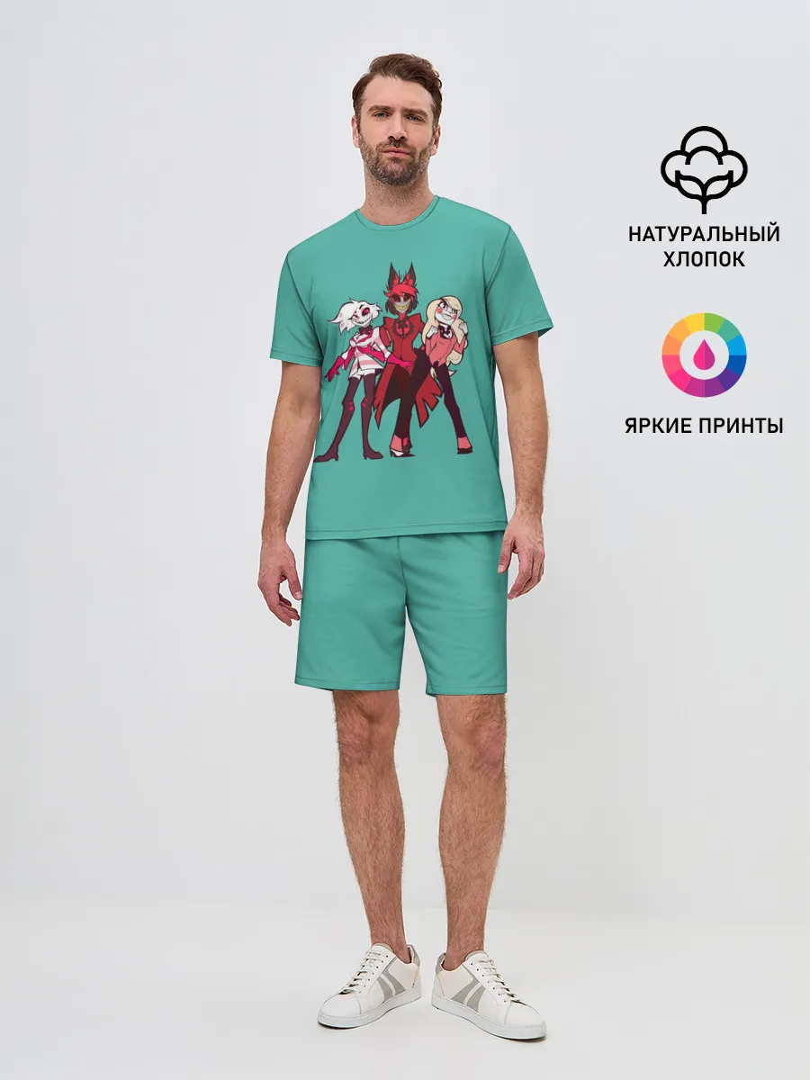 Мужской костюм с шортами / Команда Хазбин