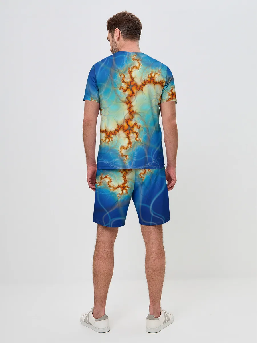 Мужской костюм с шортами / Абстрактное представление