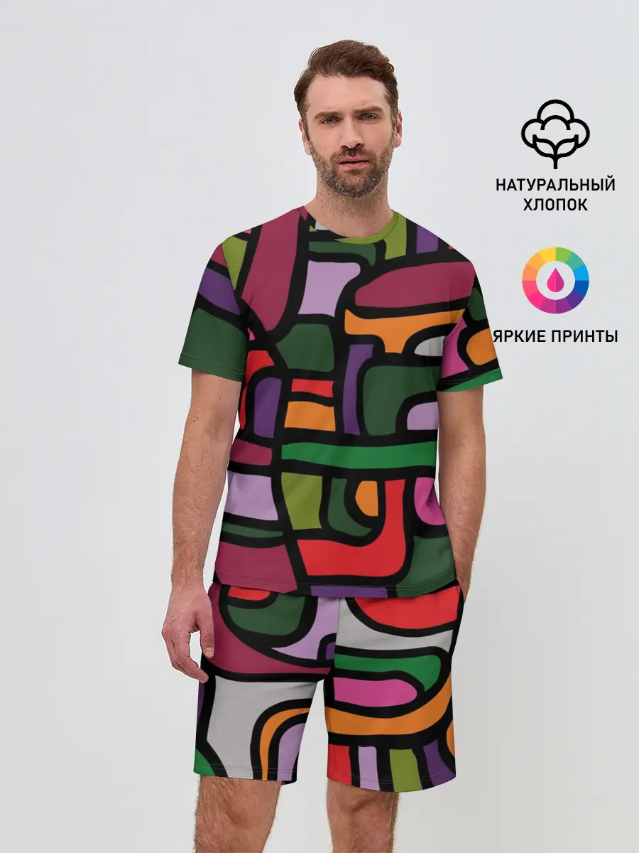 Мужской костюм с шортами / Ретро