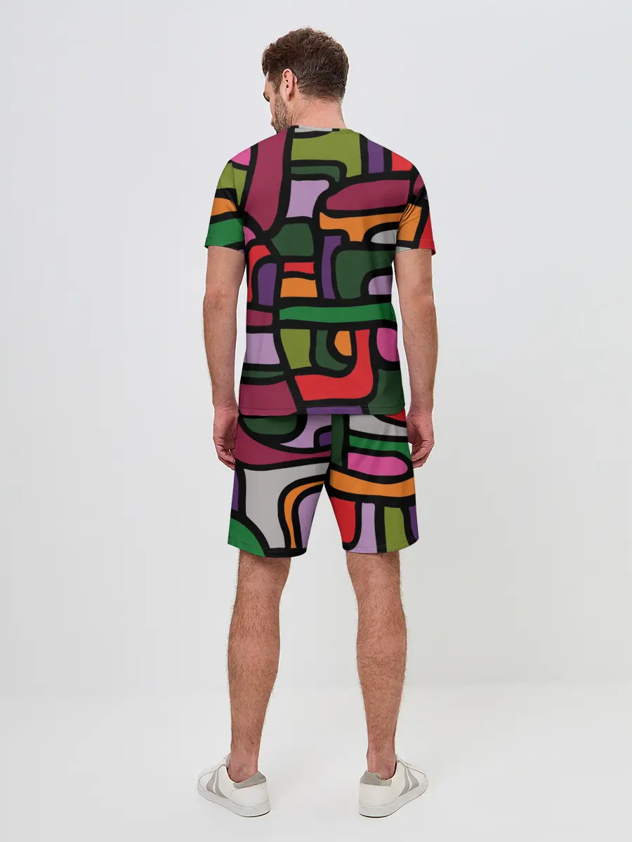 Мужской костюм с шортами / Ретро