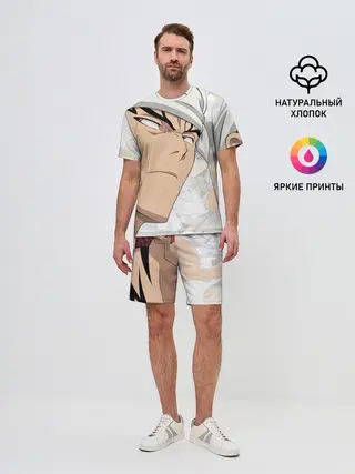 Мужской костюм с шортами / Bleach Anime Abarai Renji