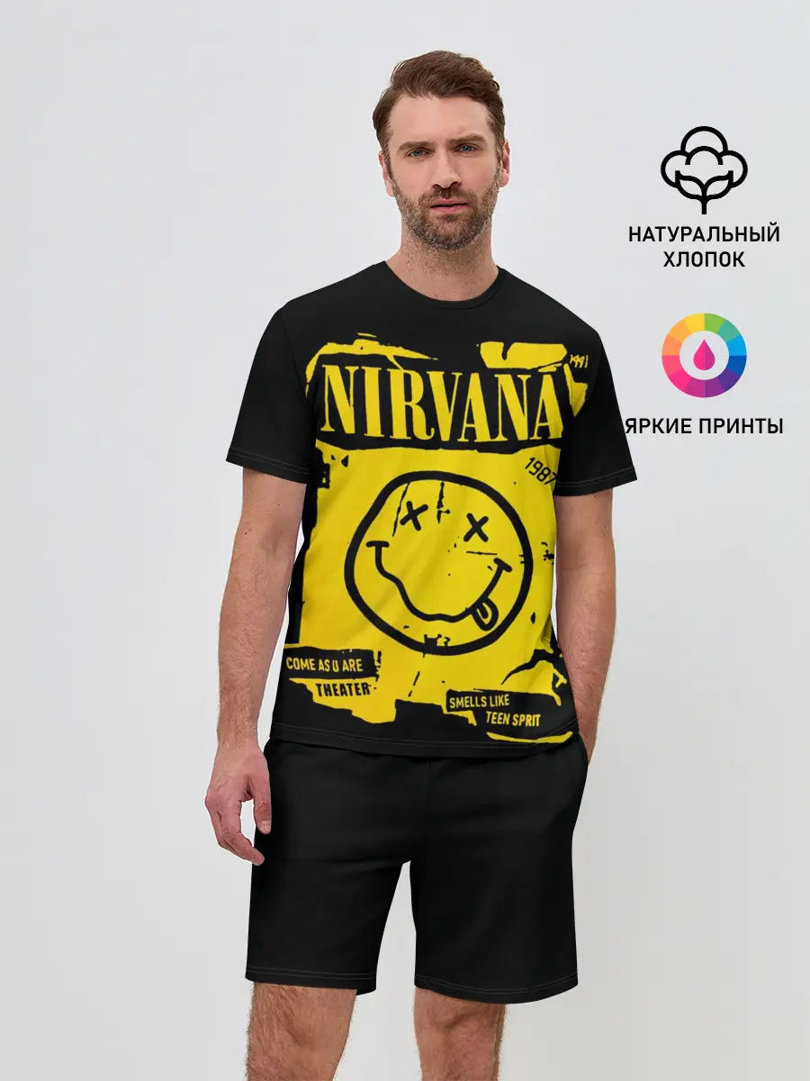 Мужской костюм с шортами / Nirvana 1987