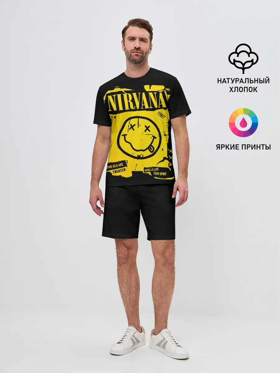 Мужской костюм с шортами / Nirvana 1987