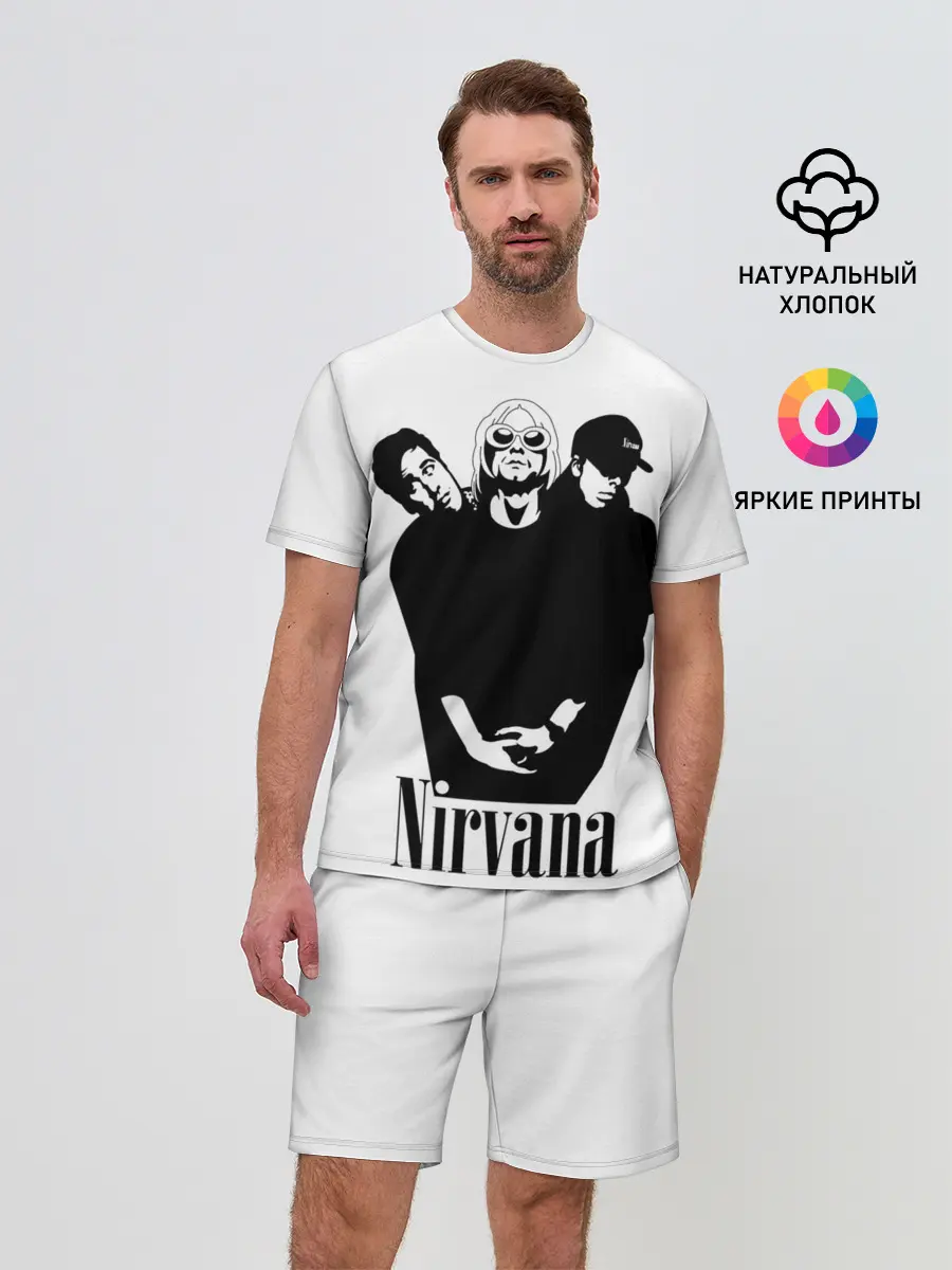 Мужской костюм с шортами / Nirvana Группа