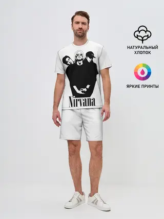 Мужской костюм с шортами / Nirvana Группа