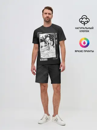 Мужской костюм с шортами / Танджиро и Незуко Kimetsu no Yaiba