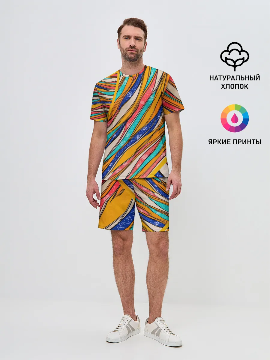 Мужской костюм с шортами / Абстрактное течение