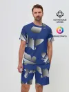Мужской костюм с шортами / градиентные бабочки